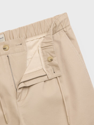 PANTALON LINO BEIGE