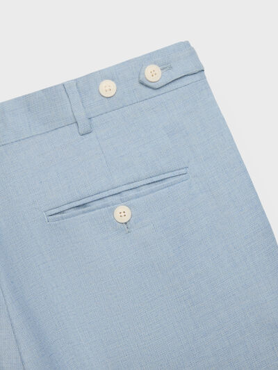 PANTALON CAPO ESTRUCTURA CELESTE