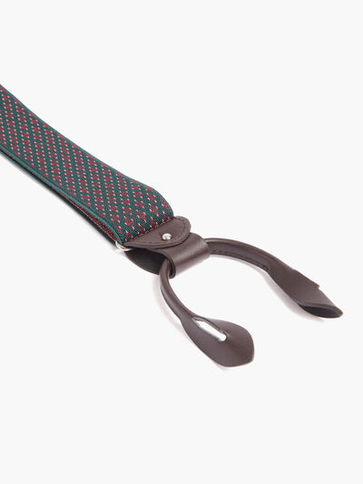 TIRANTES JACQUARD VERDE