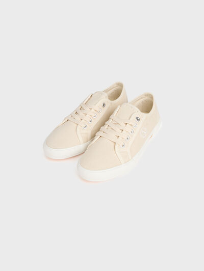 ZAPATILLAS CANVAS KIDS CRUDO
