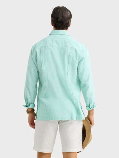 CUBANA LINO CHAMBRAY VERDE