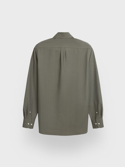 CAMISA TWILL PEACH VERDE
