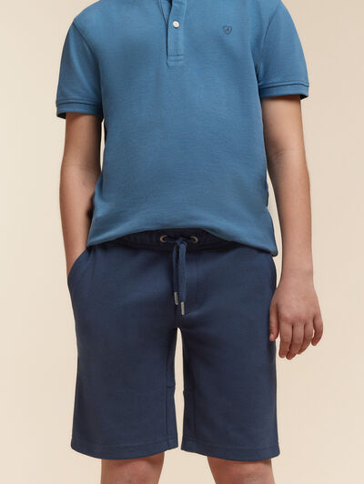BERMUDA PUNTO KIDS AZUL MARINO