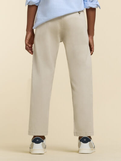 PANTALON CHINO KIDS PIEDRA