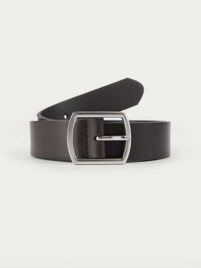 CINTURON TAURO PIEL MARRÓN