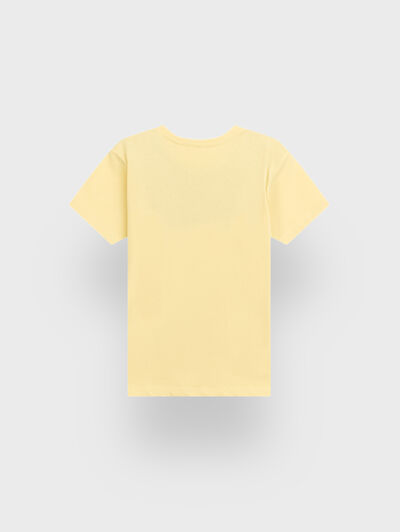 CAMISETA BASICA KIDS AMARILLO