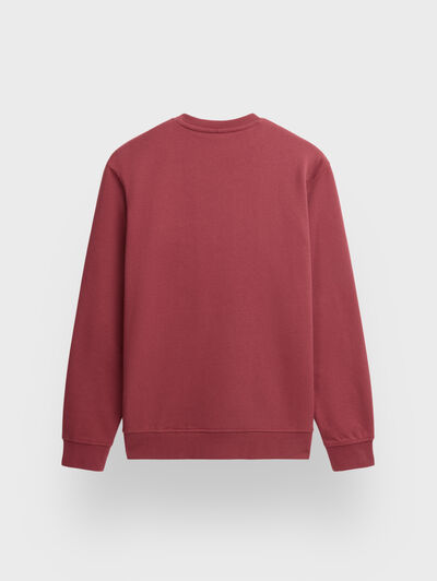 SUDADERA BASICA ROJO