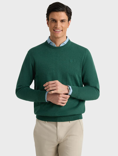 JERSEY ROUND NECK TRENDY VERDE