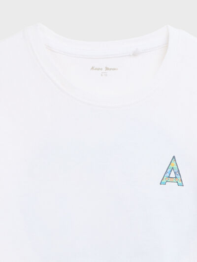 CAMISETA ETNICA KIDS BLANCO
