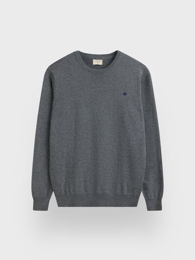 JERSEY ROUND NECK BASIC GRIS