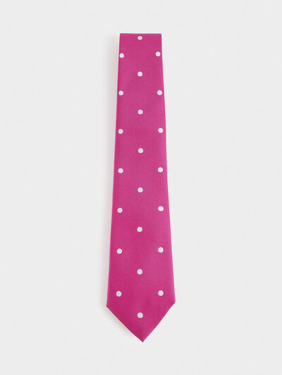 CORBATA JACQUARD MF FUCSIA