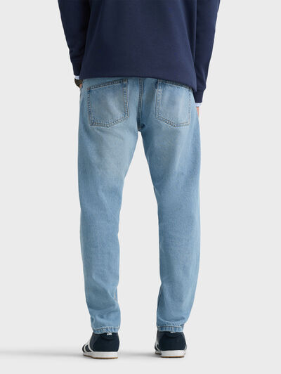 PANTALON DENIM RELAXED FIT CELESTE