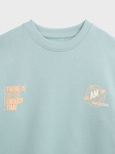 SUDADERA FUTURE KIDS VERDE