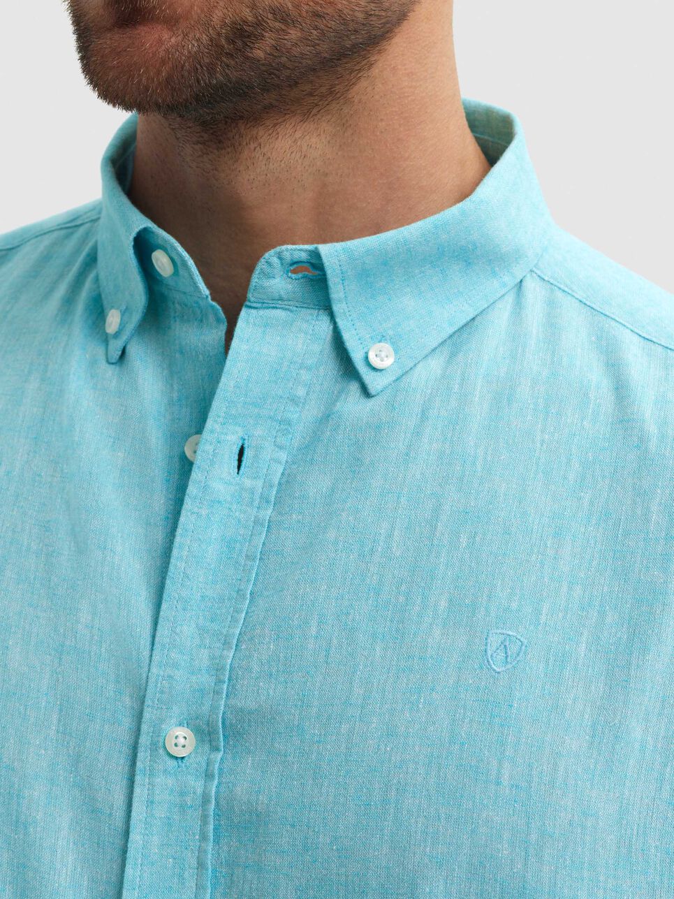 CAMISA LINO C. BOTON