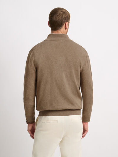 JERSEY BUTTON COLLAR