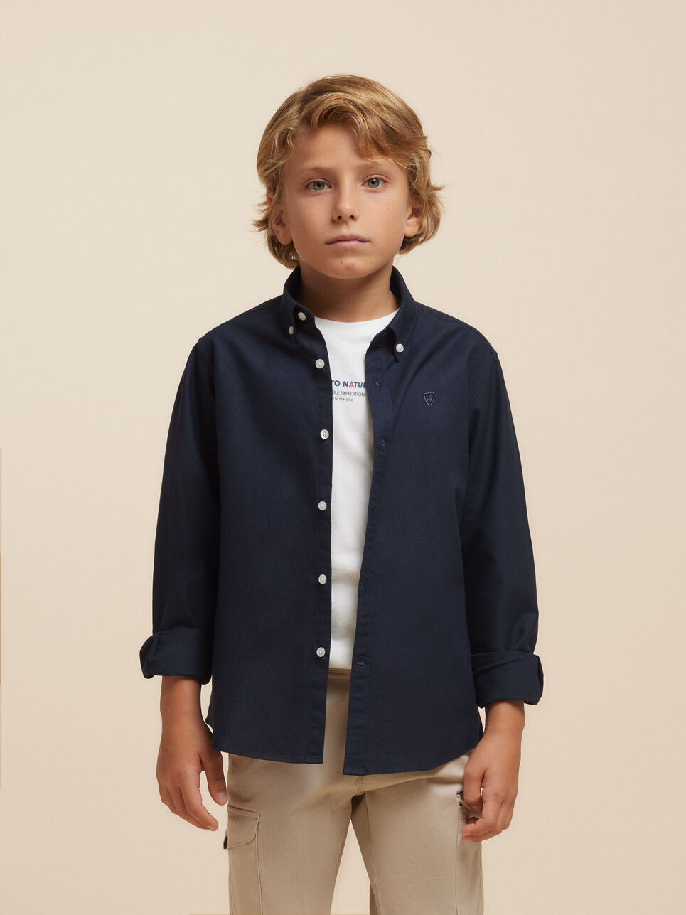 CAMISA OXFORD SOLID KIDS