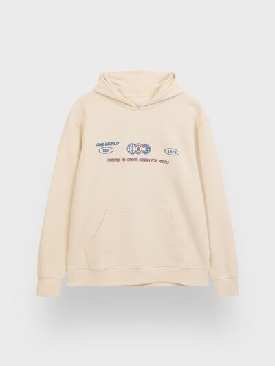 SUDADERA PARADISE BEIGE