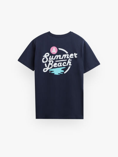 CAMISETA WATER AZUL MARINO