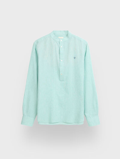 POLERA LINO MAO VERDE