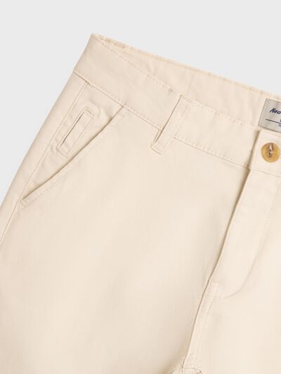 PANTALON CHINO KIDS CRUDO