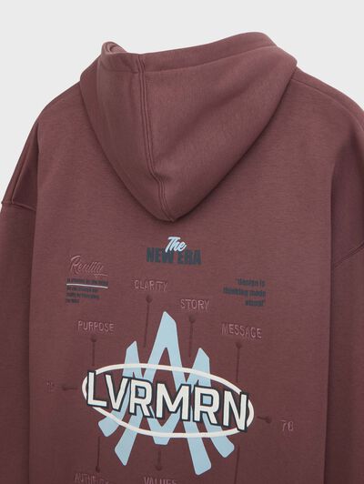SUDADERA STORY BURDEOS