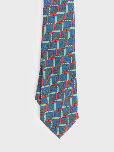 CORBATA PRINTED AZUL