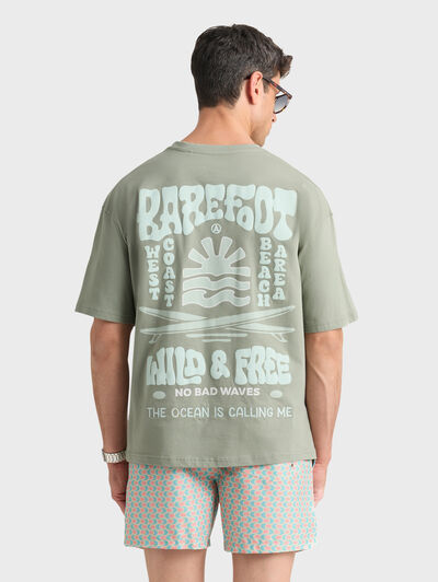 CAMISETA BAREFOOT VERDE