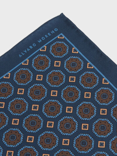 PA&Ntilde;UELO PRINTED AZUL MARINO