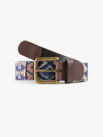 CINTURON ETNICO CUSCO AZUL