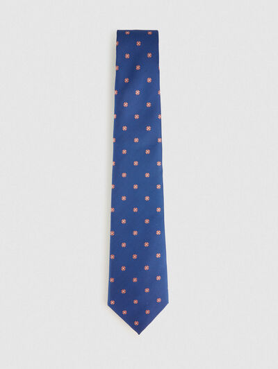 CORBATA JACQUARD MF AZUL