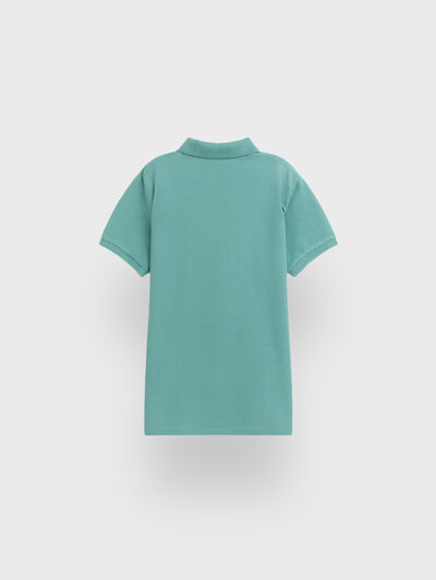 POLO BASIC KIDS AZUL