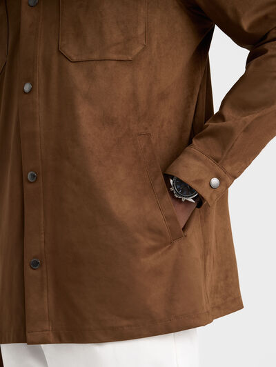 CAZADORA THAMES MARR&Oacute;N