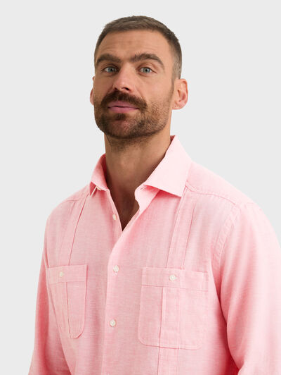 CUBANA LINO CHAMBRAY ROSA