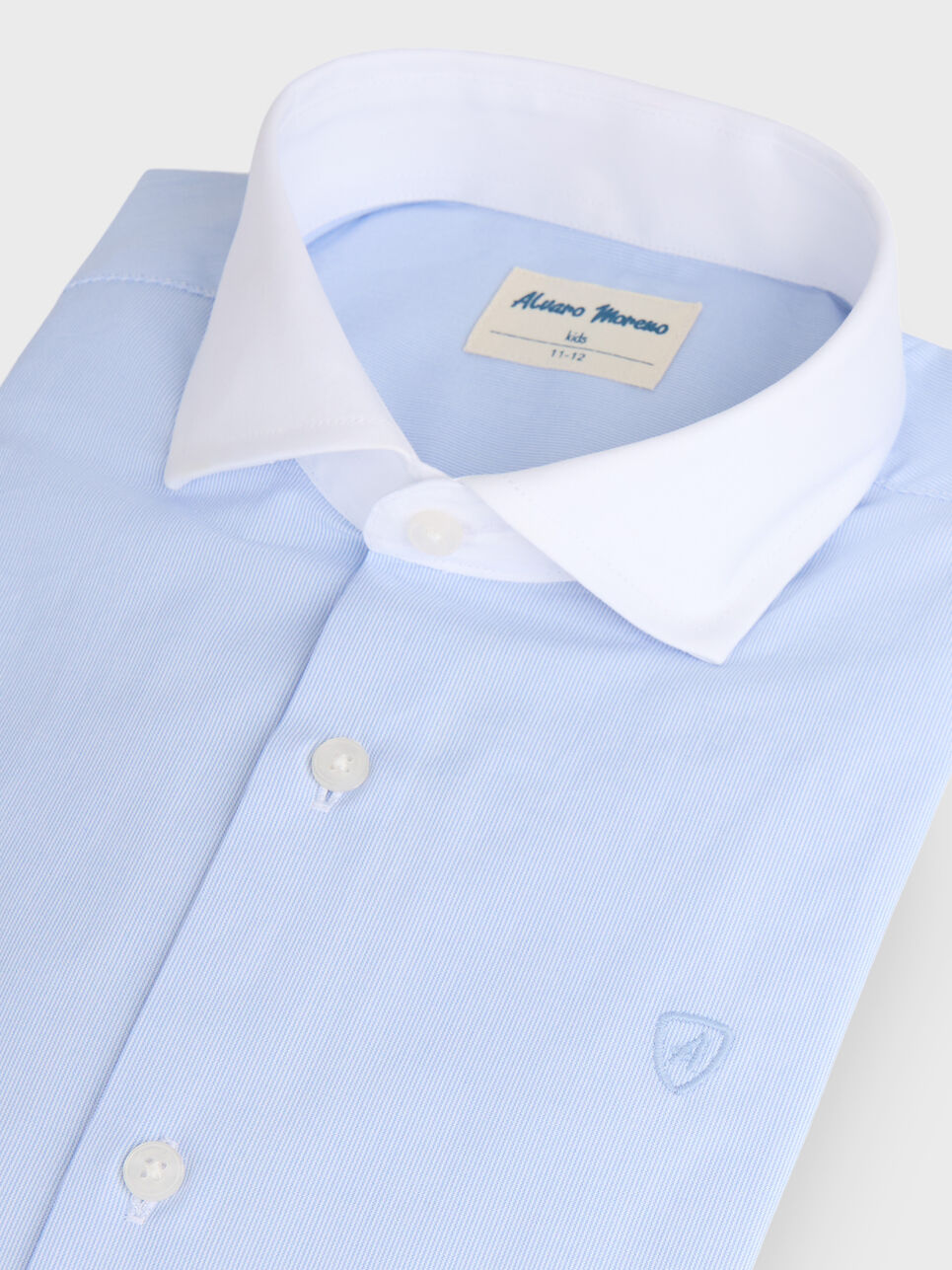 CAMISA MIL RAYAS C.BCO KIDS