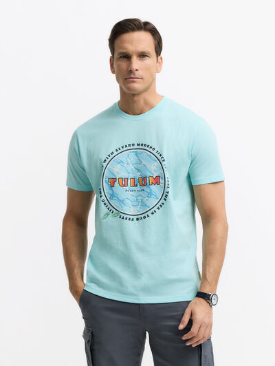 CAMISETA TULUM VERDE AGUA