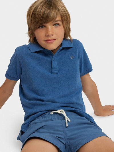 POLO SOFT KIDS AZUL
