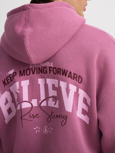 SUDADERA BELIEVE VIOLETA