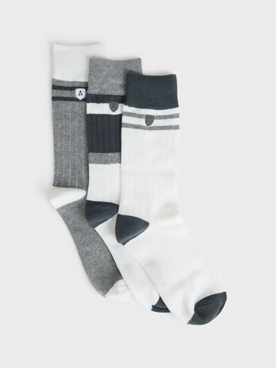 CALCETINES SET SPORT BLANCO