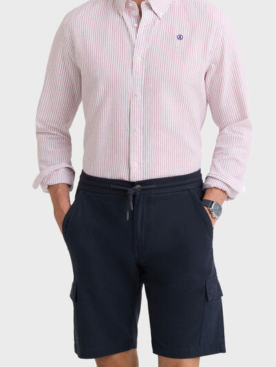 BERMUDA CARGO CORDON AZUL MARINO