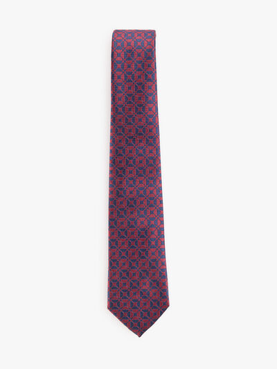 CORBATA JACQUARD MF BURDEOS