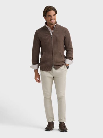 CARDIGAN HECTOR MARRÓN