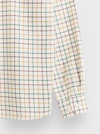 CAMISA FLANNEL CHECKS KIDS VERDE