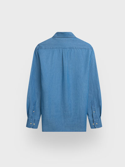 CAMISA DENIM TIE AZUL