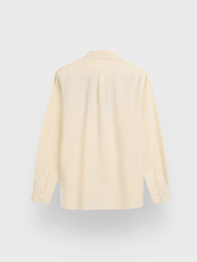 CAMISA OXFORD STRIPES AMARILLO
