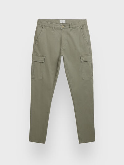 PANTALON CARGO ELVIS VERDE