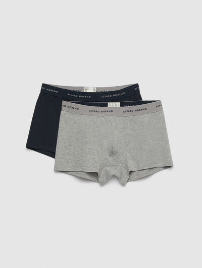 BOXER BASIC AZUL MARINO