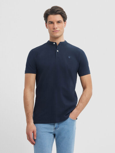 POLO MAO AZUL MARINO