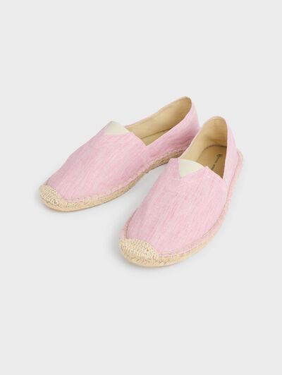 ESPADRILLES LINEN ROSA