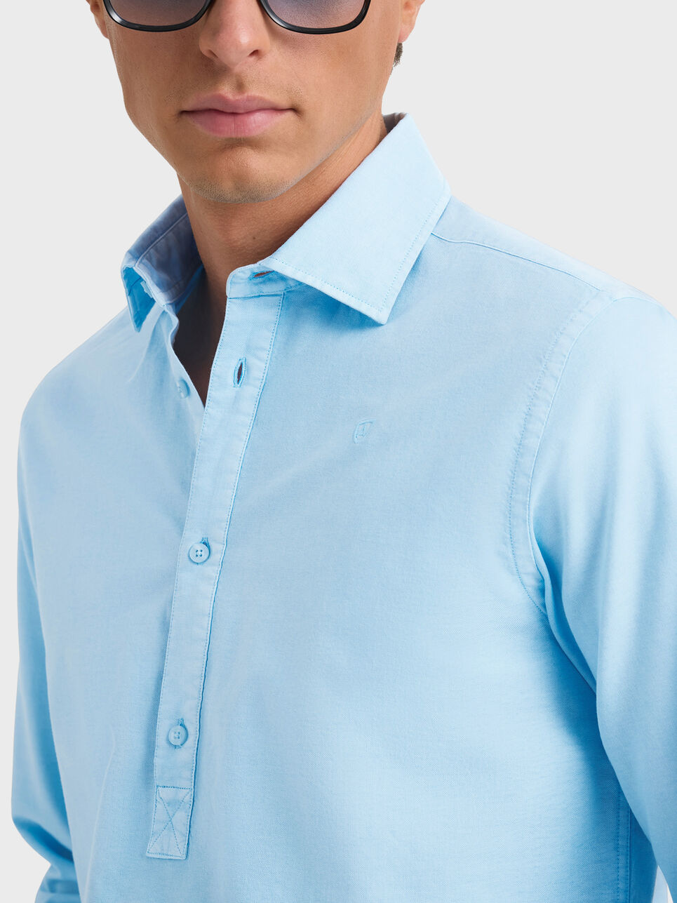 POLERA OXFORD DYE