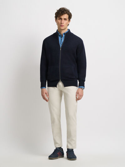 CARDIGAN CORDEN AZUL MARINO